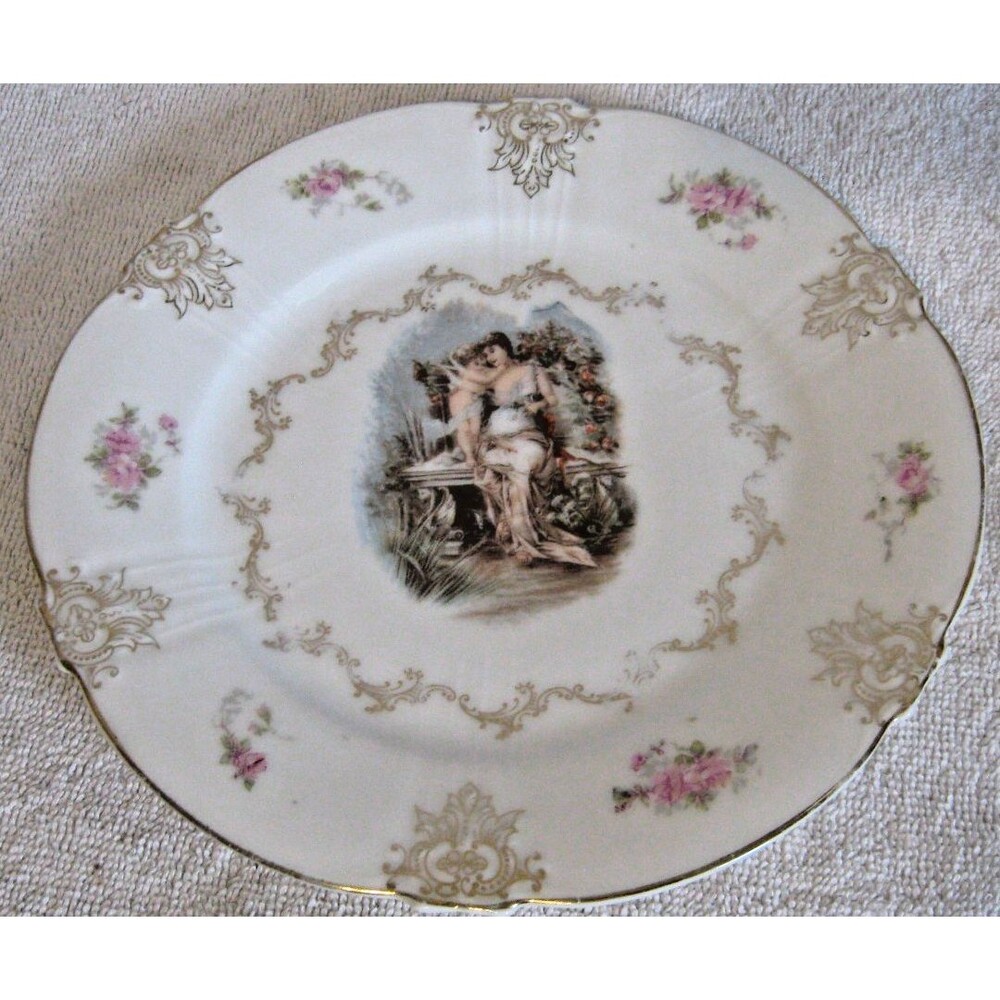 Z.S.&C Bavaria Collectible Plate Wall Hanging, Fairy Angel Plates,...